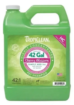 Шампунь TropiClean цвет вишни дезодорирующий, концентрат, для собак и кошек