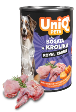 Консерви для собак UNIQ PETS DOG WET FOOD ROYAL RABBIT з кроликом