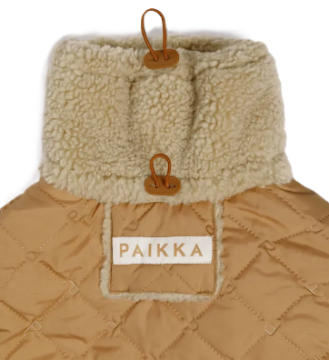 Теплая попона для собак Winter Sherpa Jacket Camel Paikka