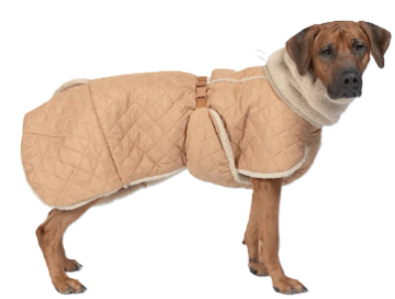 Теплая попона для собак Winter Sherpa Jacket Camel Paikka