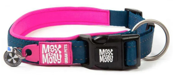 Ошейник для собак Max & Molly Smart ID Collar Matrix Pink розового цвета
