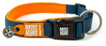 Ошейник для собак Max & Molly Smart ID Collar Matrix Orange оранжевого цвета