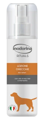 Лосьон Inodorina Lozione Green Orecchie для очистки ушей кошек и собак с маслом чайного дерева и миндаля