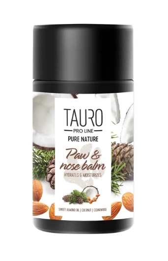 Натуральный увлажняющий бальзам для лап и носа собак TAURO PRO LINE Pure Nature Nose&Paw Balm Hydrates&Moisturizes