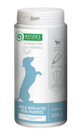 Заменитель молока для щенков Nature's Protection Puppy-milk, 200 г