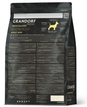 Grandorf FRESH SALMON & SWEET POTATO ADULT DOG MINI - сухой корм для взрослых собак малых пород с лососем и бататом