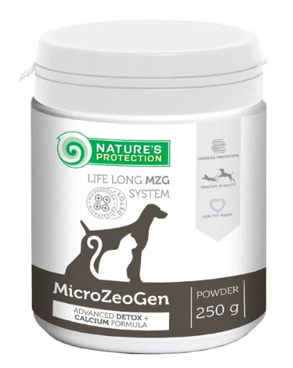 Кормовая добавка для собак и кошек с кальцием Nature's Protection MicroZeoGen