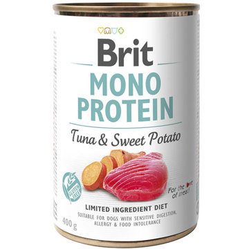 Brit Mono Protein Dog с тунцом и сладким картофелем