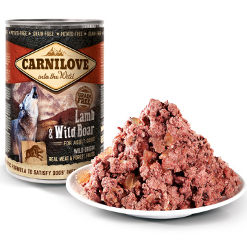 Carnilove Grain Free Dog Adult с ягненком и кабаном