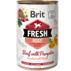 Brit Fresh Dog с говядиной и тыквой
