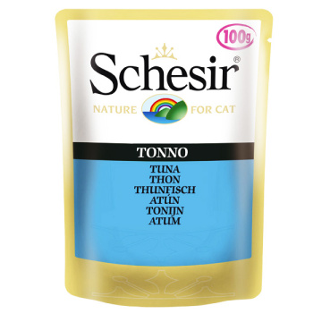 Schesir Cat Tuna Pouch, тунец в желе