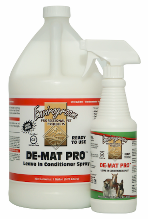Спрей для распутывания колтунов Envirogroom DE-MAT Pro RTU Leave-In Conditioner