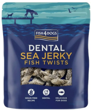 Натуральное лакомство для собак Fish4Dogs Sea Jerky Рыбные косички 