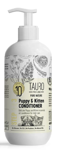 Кондиціонер для цуценят і кошенят Tauro Pro Line Pure Nature Delicate Puppy and Kitten Conditioner