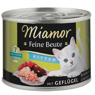 Miamor Feine Beute mit Geflügel ПТИЦА, беззерновой полнорационный влажный корм для котят
