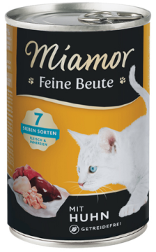 Miamor Feine Beute mit Huhn КУРКА беззерновой полнорационный влажный корм для кошек