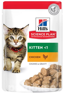 Hill's SP Kitten Chicken влажный корм для котят с курицей