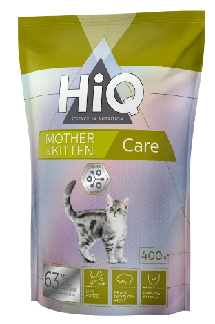 Сухий корм HiQ Kitten and mother care для кошенят віком до 1 року, для вагітних і годуючих котів