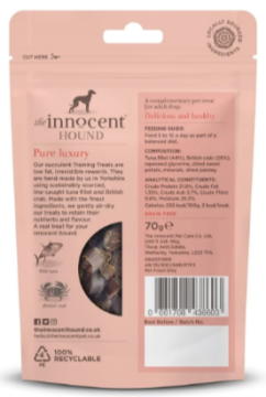 Ласощі для собак The Innocent Hound з Тунця та Краба для тренування