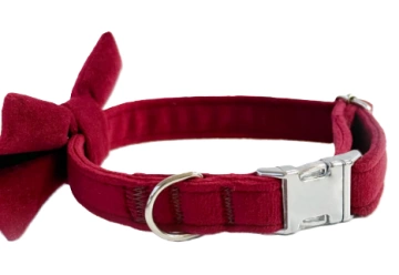 Нашийник-метелик Harley and Cho Burgundy