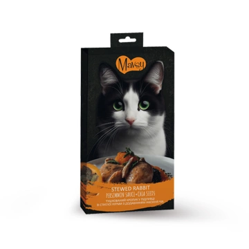 Mavsy Creamy Treats Rabbit+chia seed Тушеный кролик в соусе из спелой хурмы с добавлением семян чиа