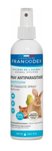 Шампунь-спрей Francodex без змиву, для гризунів та кроликів