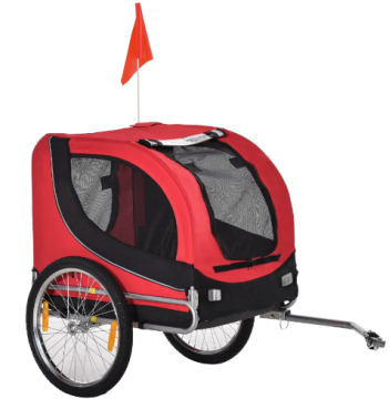 Велосипедний причіп для собак Derby Bestopet Red