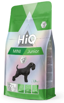 Сухий корм HiQ Mini Junior для цуценят та молодих собак малих порід