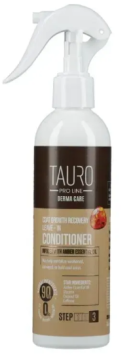 Несмываемый кондиционер Tauro Pro Line Derma Care Coat Growth Recovery Leave-In Conditioner для содействия росту шерсти собак и кошек 