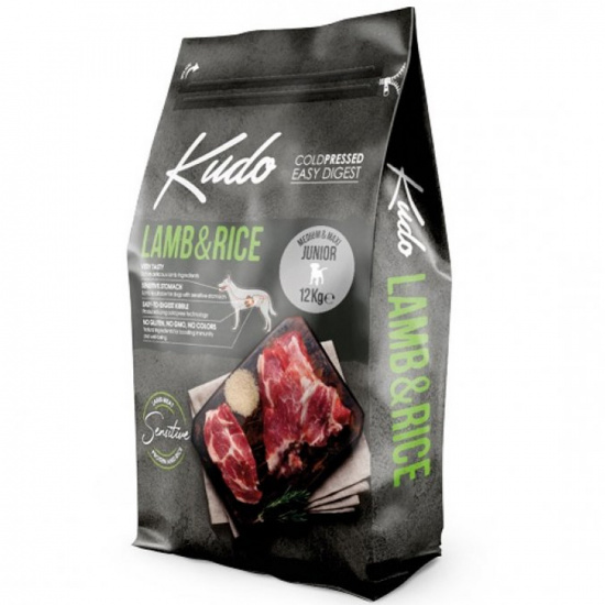 Kudo Lamb and Rice Medium Maxi Junior для цуценят середніх та великих порід
