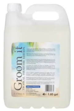Профессиональный шампунь для базовой очистки Botaniqa Groom It Tropical Smoothie, концентрат 1:10 