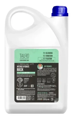 Інтенсивно зволожуюча маска TAURO PRO LINE Ultra Natural Care для шерсті та шкіри собак і котів білого, світлого забарвлення