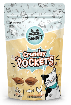 Mr. Bandit Хрустящие подушечки с тунцом и курицей для кошек