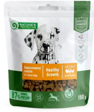 Ласощі Nature's Protection Poultry Healthy Growth для цуценят з м'ясом птиці