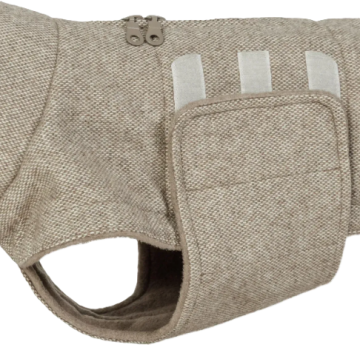 Утеплена куртка для такс і схожих порід собак Cloud7 Brooklyn Dachshound Бежевий