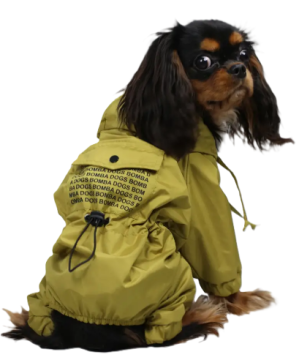 Дождевик DogsBomba карман, лайм