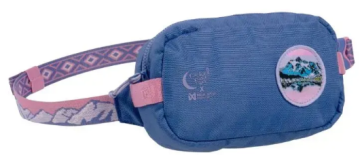 Сумка-бананка для ласощів та аксесуарів собак Trail quest fanny pack RP signature edition Non-stop dogwear Фіолетовий/рожевий