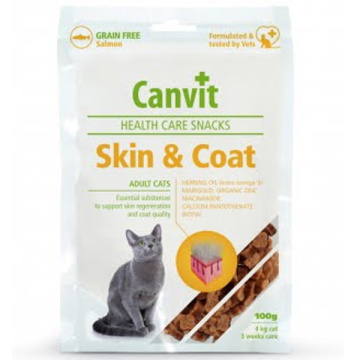 Canvit Skin & Coat Ласощі для здоров'я шкіри і шерсті у котів