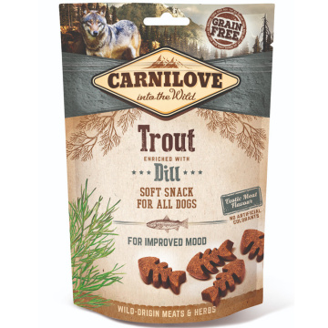 Carnilove Dog Soft Snack с форелью и укропом для собак