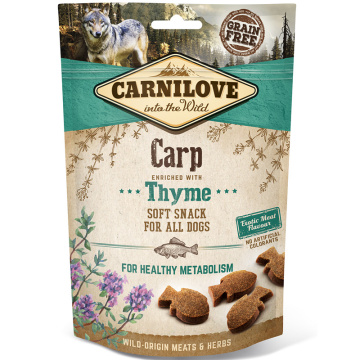 Carnilove Dog Soft Snack с карпом и тимьяном для собак