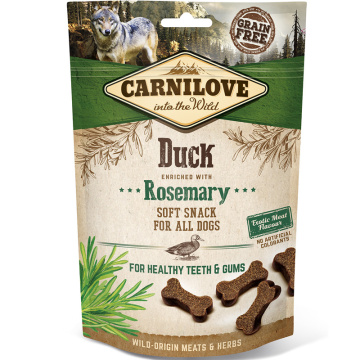 Carnilove Dog Soft Snack с уткой и розмарином для собак