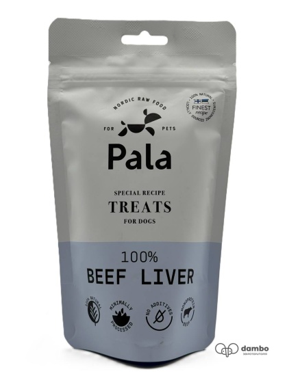 Ласощі Pala Treats Beef liver 100% для собак