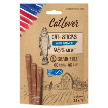 Ласощі CatLover Cat-Sticks Salmon для котів, палички з лососем