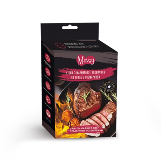 Mavsy Grilled marbled beef steak with rosemary Стейк из мраморной говядины на гриле с розмарином