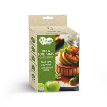 Mavsy Duck+apple Фуагра из утки с карамелизированным яблоком