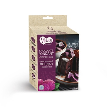 Mavsy Duck+purple sweet potato Шоколадный фондан с фиолетовым бататом