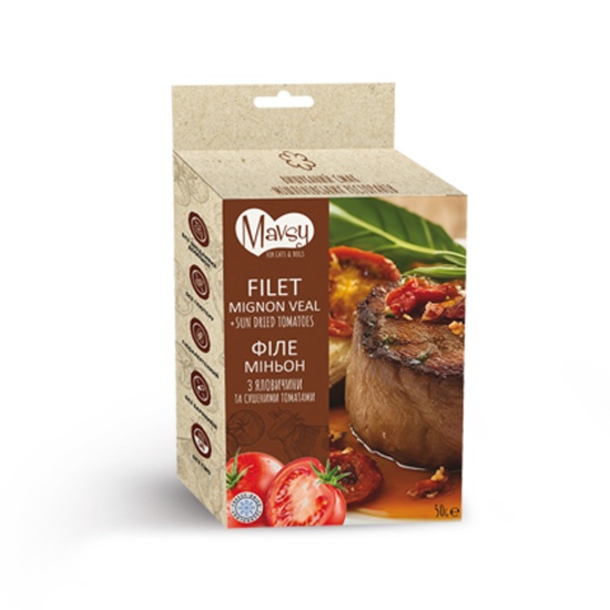 Mavsy Beef+tomato Филе миньон из говядины и сушеными томатами