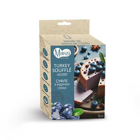 Mavsy Turkey+blueberry Суфле з індички з чорницею