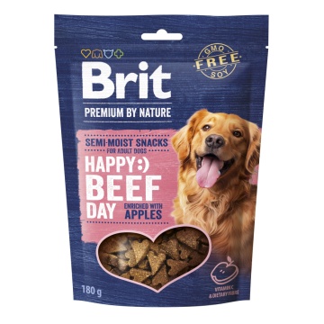 Brit Premium Semi-moist Snacks Beef with Apples Ласощі для cобак напіввологі з яловичиною і яблуками