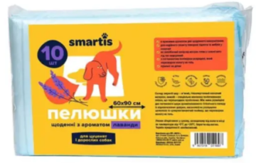Пеленки ежедневные Smartis с ароматом лаванды, для собак